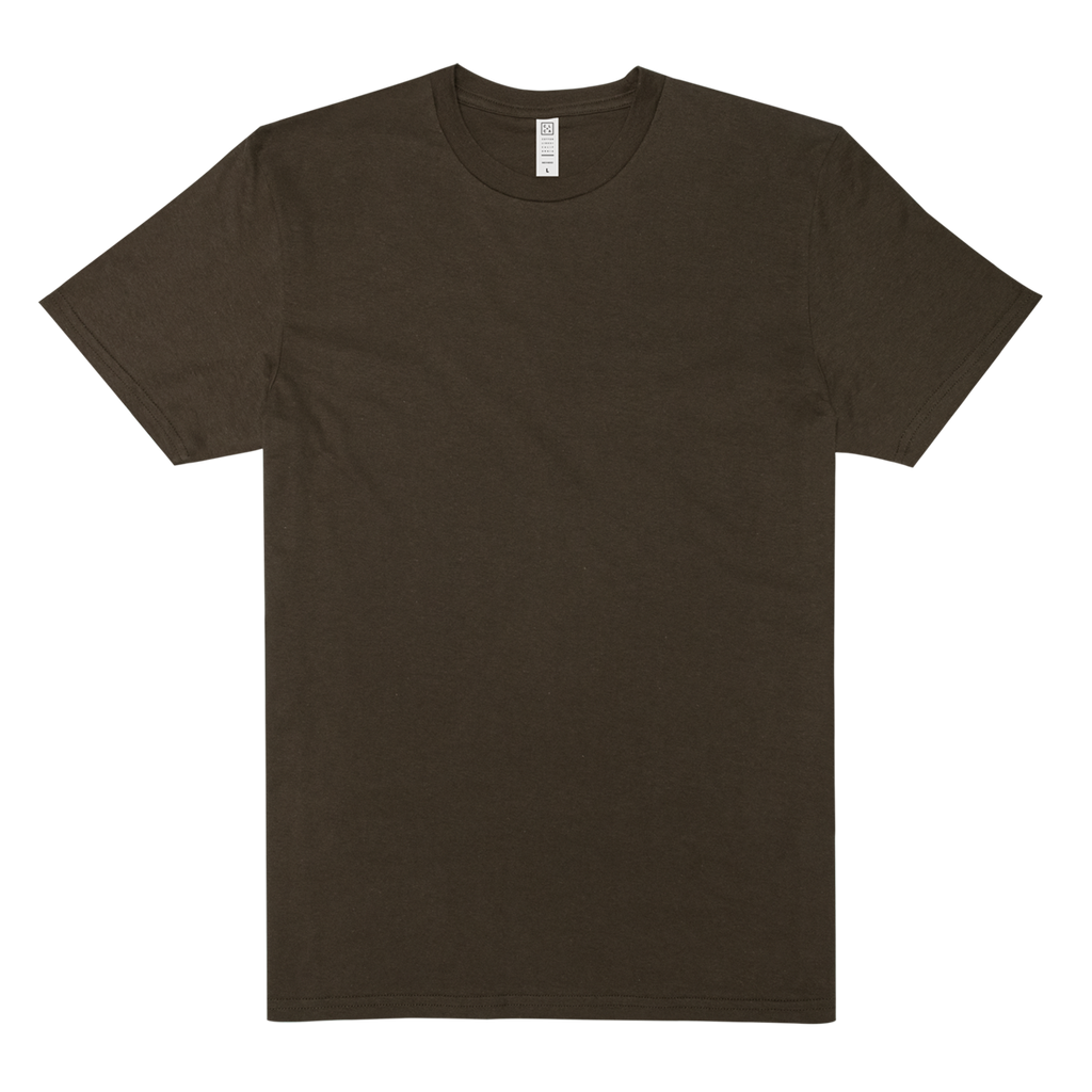 Crew Neck T-shirt | Solids | CL-1001-CottonLinks+CA